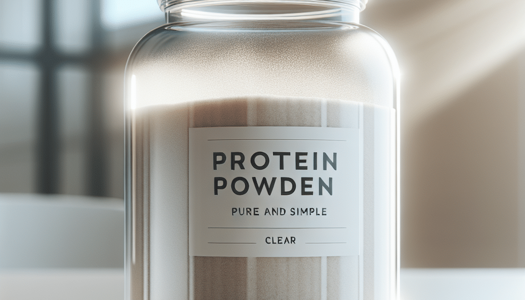 Protein Powder Clear: Pure and Simple