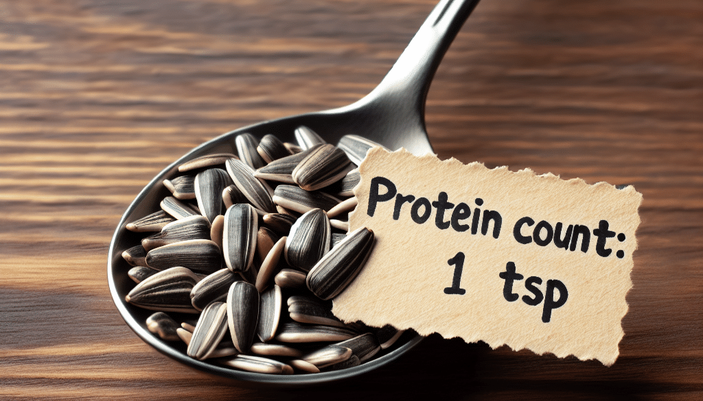 1 Tbsp Sunflower Seeds: Protein Count