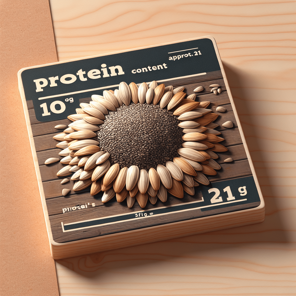 100g Sunflower Seeds: Protein Content