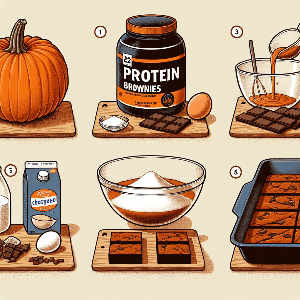 Pumpkin Protein Brownies Method -ETprotein