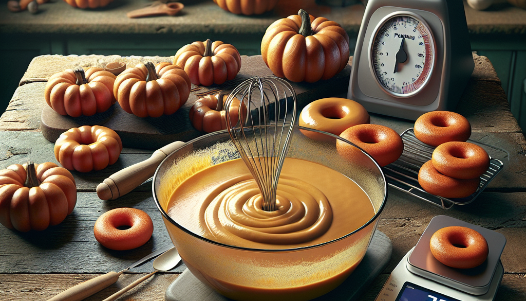 Protein Pumpkin Donuts Cooking