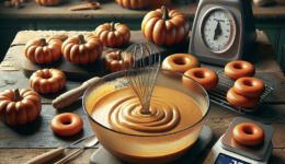 Protein Pumpkin Donuts Cooking