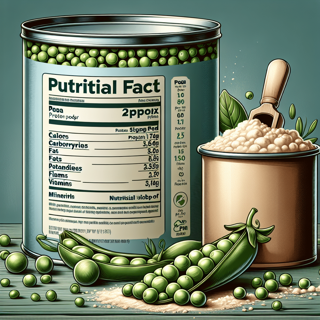 Pea Protein Powder Nutritional Information: Detailed Insights