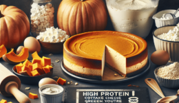 High Protein Pumpkin Cheesecake Making