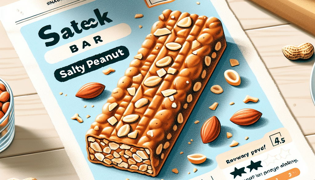 Salty Peanut Protein Bar: Snack Review