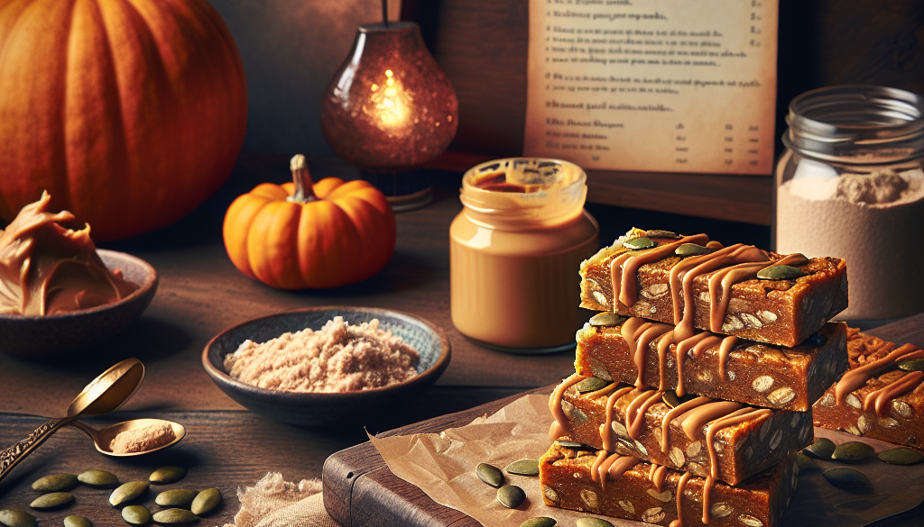 Peanut Butter Pumpkin Protein Bars Recipe