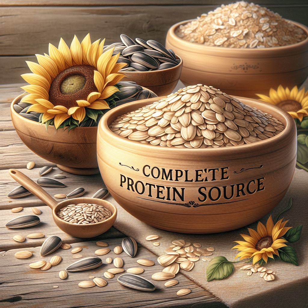 Complete Protein Source: Sunflower Seeds and Oatmeal