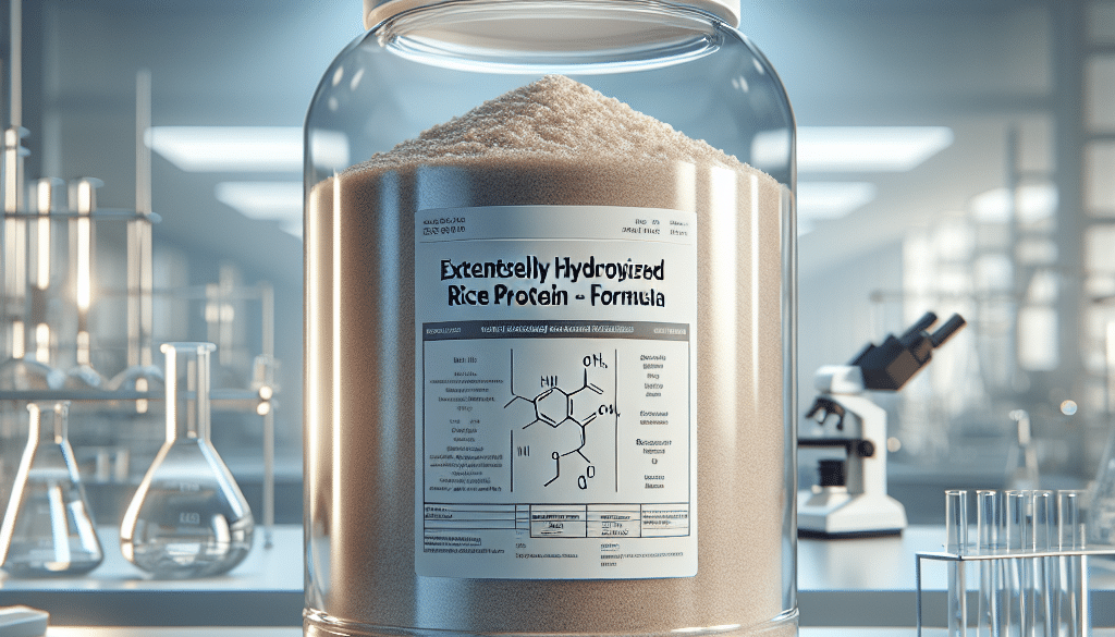 Extensively Hydrolyzed Rice Protein-Based Formula