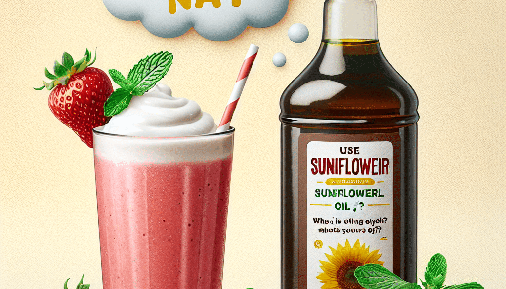 Sunflower Oil in Protein Shakes: Yay or Nay?