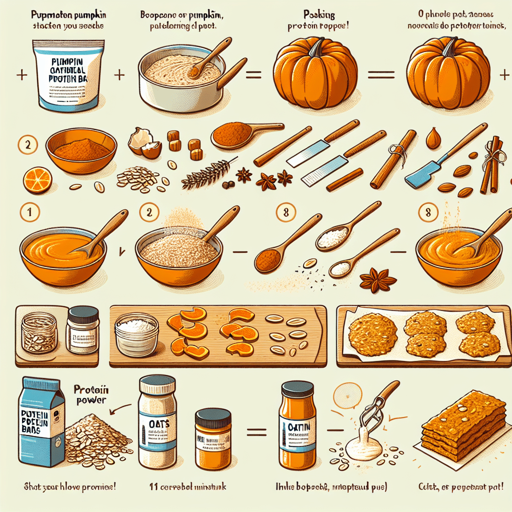 Pumpkin Oatmeal Protein Bars Tutorial