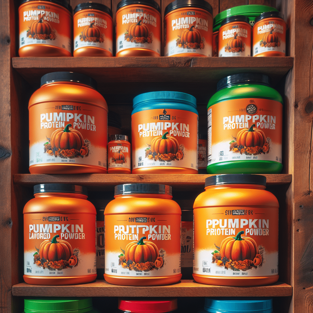 Pumpkin Flavored Protein Powder Selection