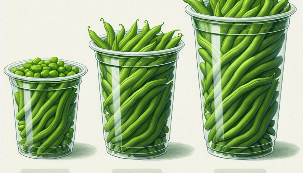 Servings and Sizes: Green Beans in Cups