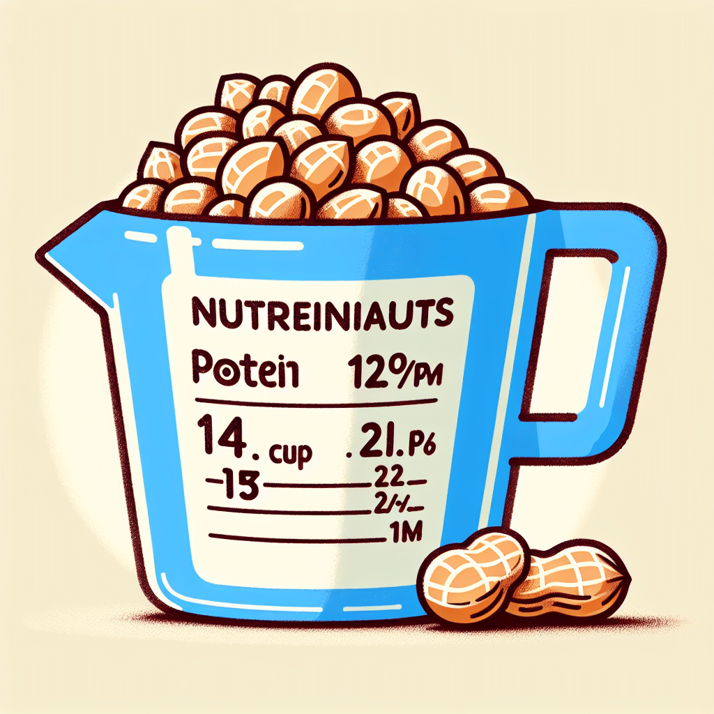 Protein in Peanuts: 1/4 Cup Nutritional Facts