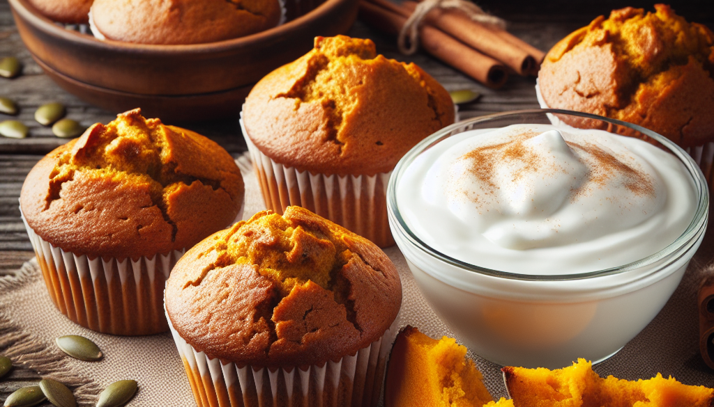 Pumpkin Protein Muffins with Greek Yogurt Recipe