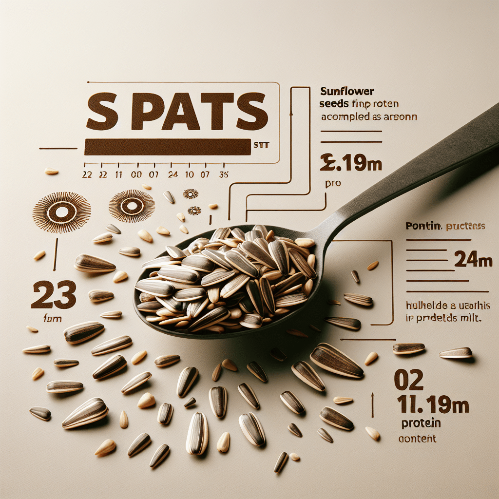 Sunflower Seeds: 1 Tbsp Protein Facts