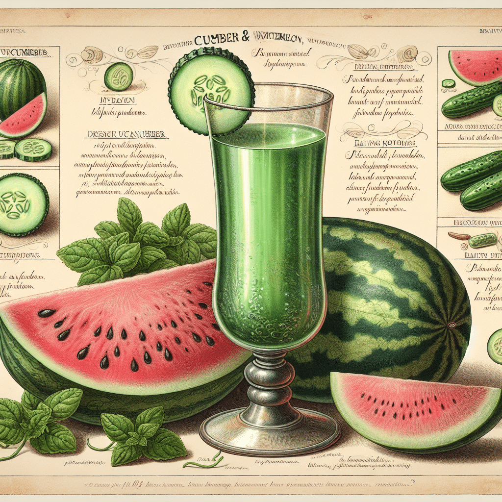 Cucumber Watermelon Juice Benefits: Hydrate and Heal