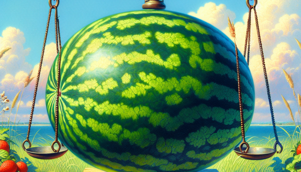 Watermelon Weight: How Heavy is Summer's Joy?