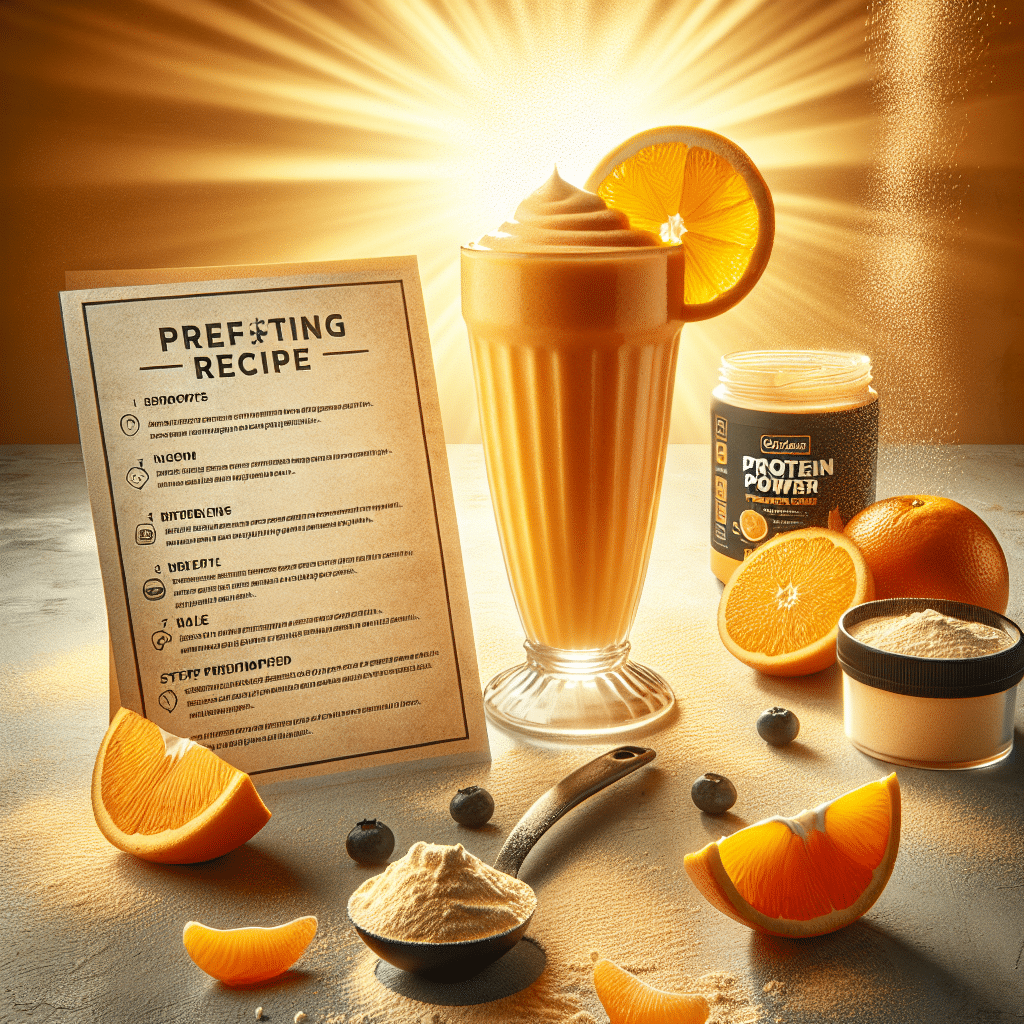 Протеиновый порошок Orange Creamsicle: рецепты освежающих смузи -ETprotein