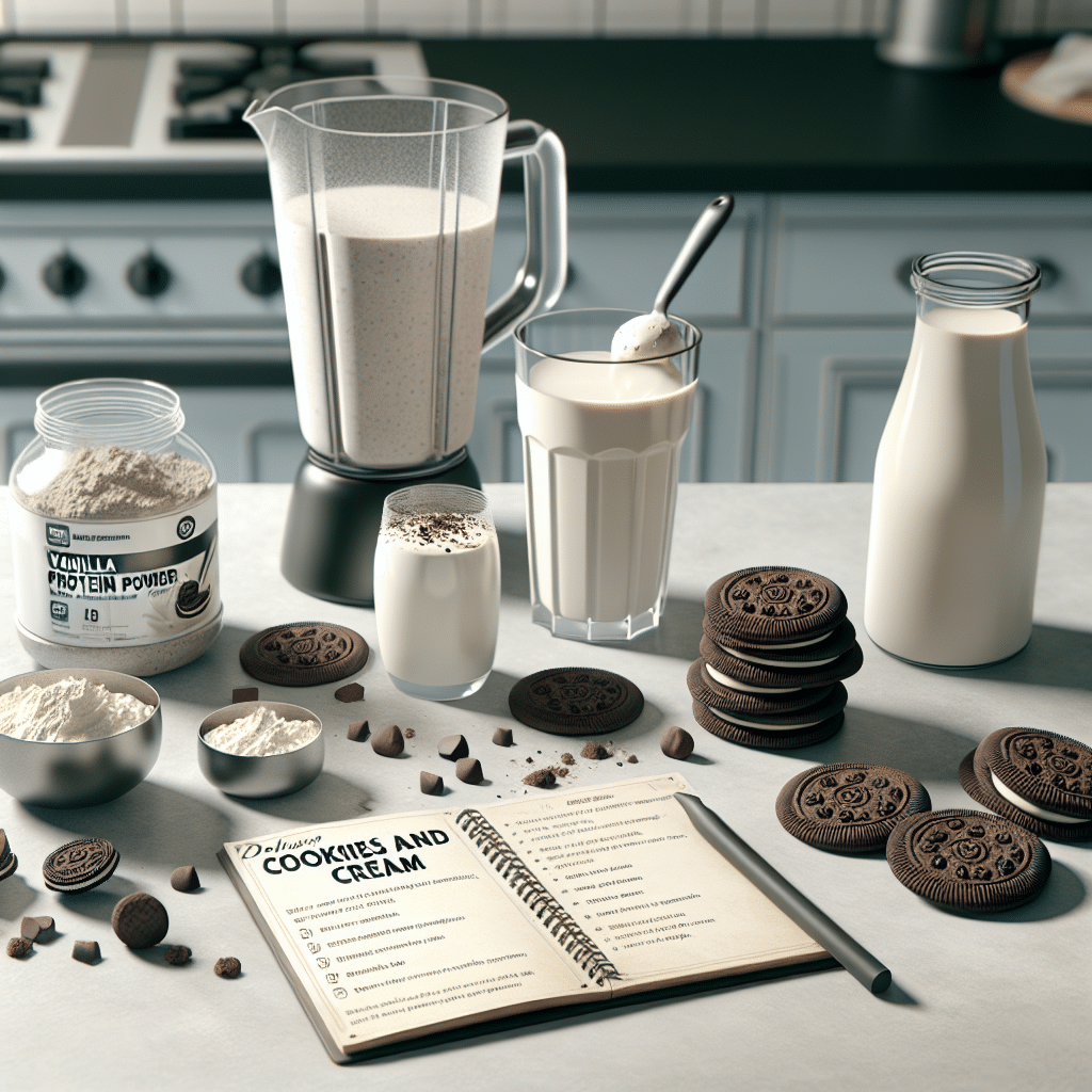 Cookies and Cream Protein Shake Recipe: Delicious Fitness Treats -ETprotein