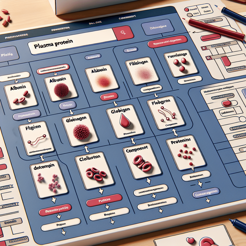 Match the Plasma Protein with Its Description: Interactive Learning