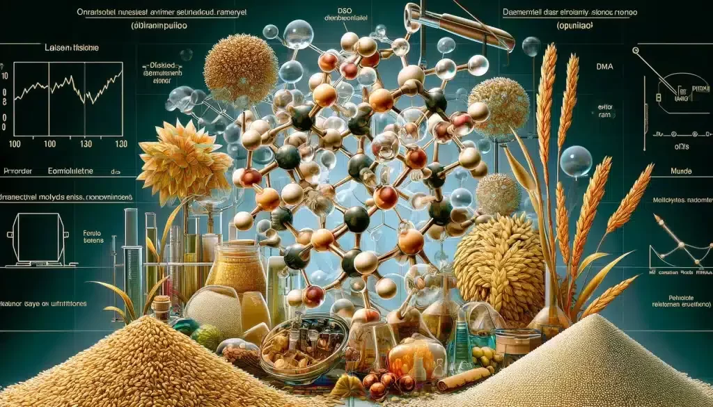 Molecular Conformation Of Rice Amylopectin In Dimethyl Sulfoxide Solution.Exploring amylopectin's molecular properties across rice varieties, focusing on their conformation in DMSO solutions and implications for food science and material development.