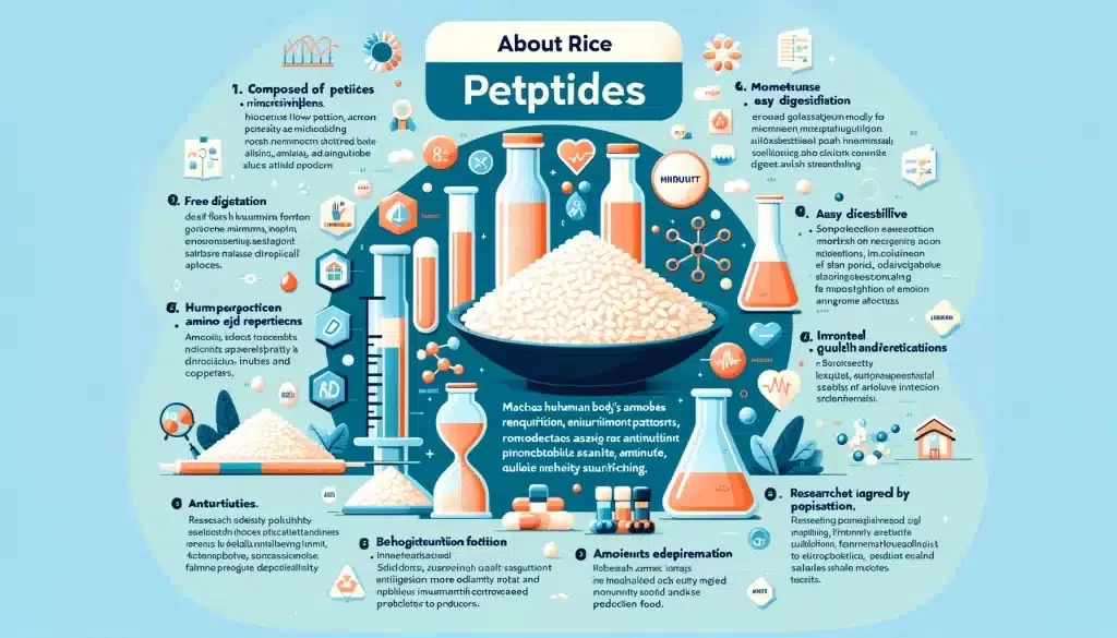 Analysis of quality and comprehensive evaluation of different rice peptides based on main components.Explore the comprehensive quality evaluation of rice peptides using principal component analysis, highlighting top-ranked products and industry advancements.