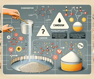 NADES' Impact on Cadmium Removal from Rice Flour.Exploring the use of natural deep eutectic solvents (NADES) to effectively remove cadmium from rice flour, highlighting environmental safety and mechanism.