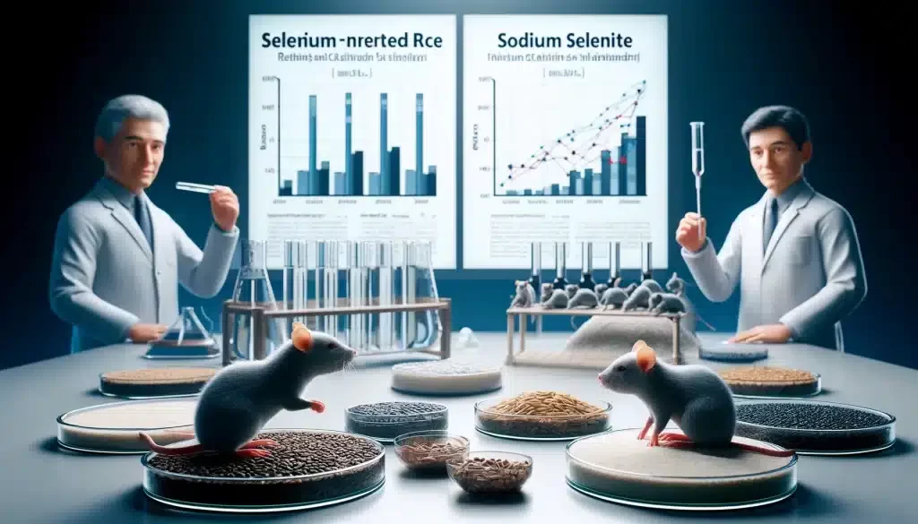 Selenium Rice vs. Selenite Bioavailability in Rats.Exploring selenium-enriched rice's superior bioavailability and antioxidant effects compared to sodium selenite in selenium-deficient rat models, highlighting health benefits and research implications.