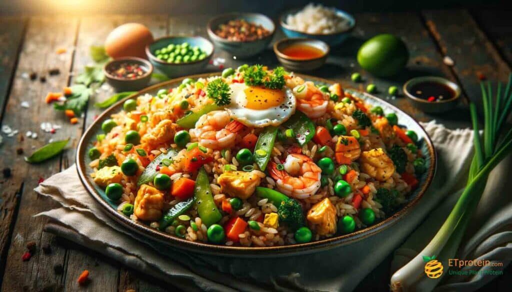 The Nutritional Profile of Protein in Fried Rice: An Expert Analysis.Explore the protein benefits in fried rice and elevate your diet with ETprotein's sustainable, high-quality rice protein powder for health enthusiasts.