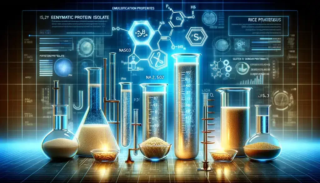 Enhancing the Emulsification Capabilities of Rice and Gluten Proteins: A Comparative Study with Soybean Protein Isolate