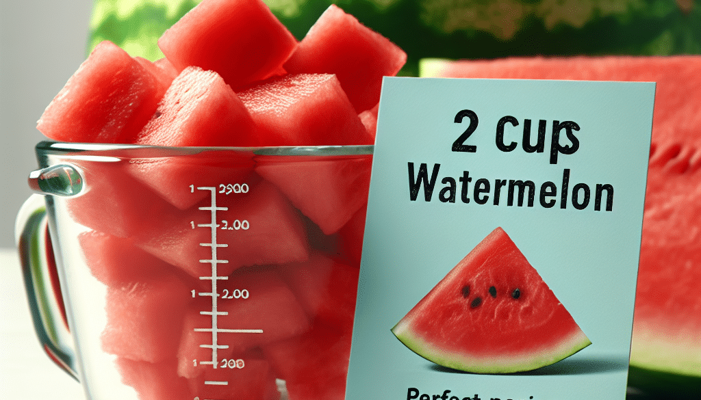 2 Cups Watermelon Calories: Perfect Portion, Perfect Taste