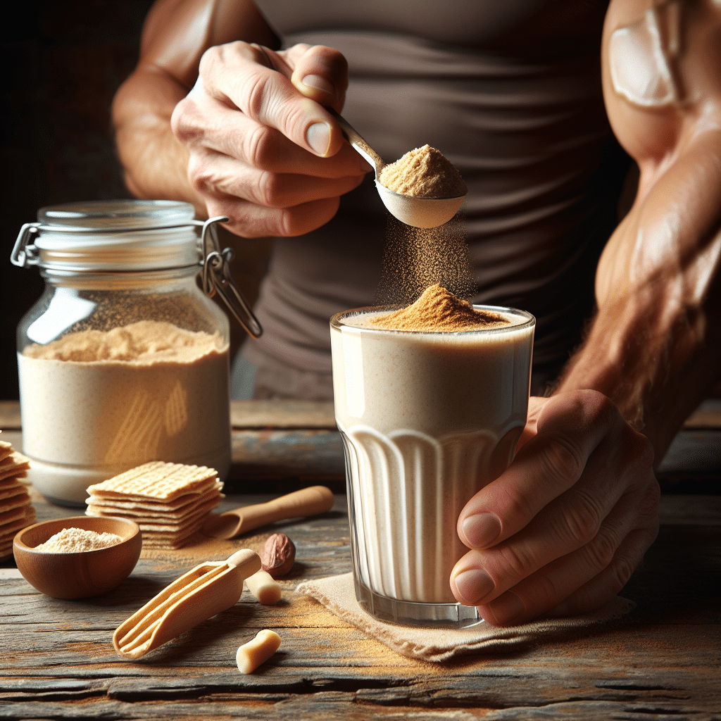 Протеиновый коктейль из порошкового арахисового масла: Shaken Nutty  Strength -ETprotein