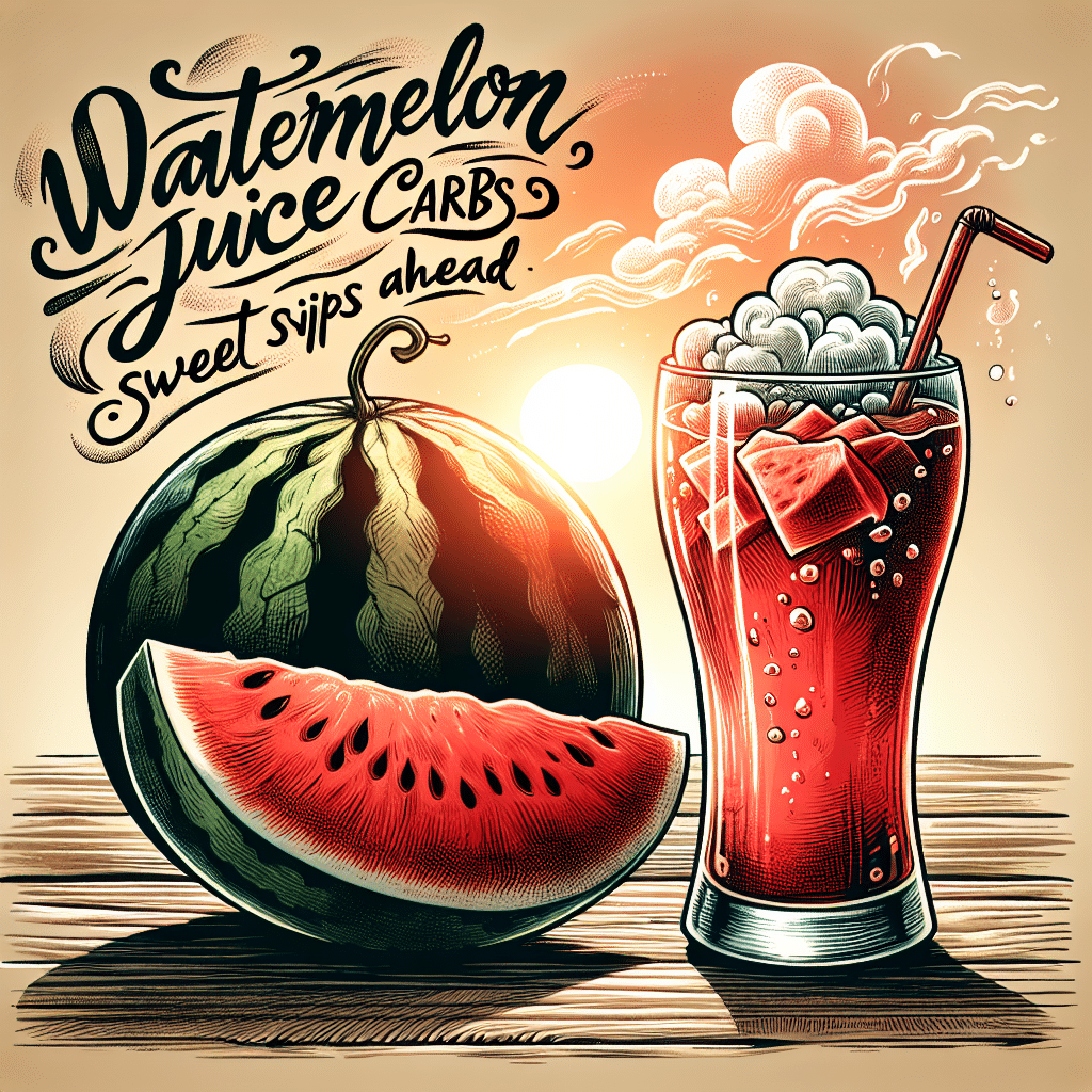 Watermelon Juice Carbs: Sweet Sips Ahead