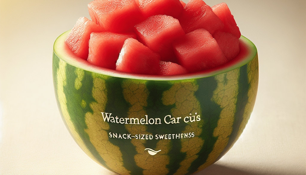 Watermelon Cup Calories: Snack-Sized Sweetness