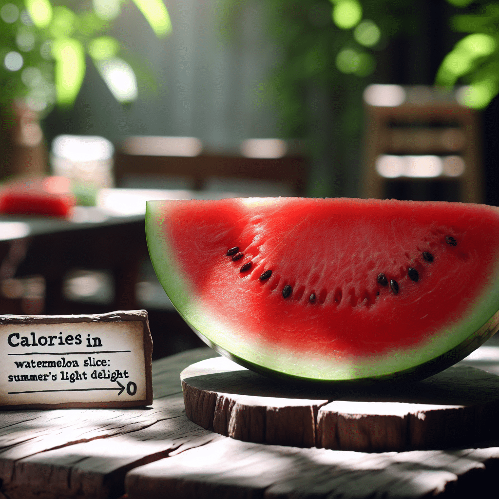 Calories in Watermelon Slice: Summer's Light Delight