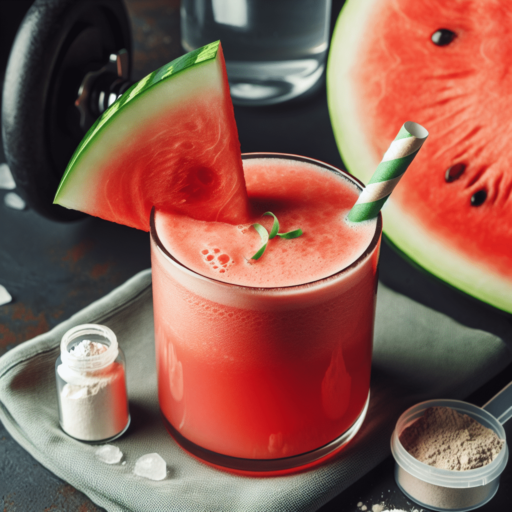 Watermelon Protein Drink: Refreshing Muscle Recovery