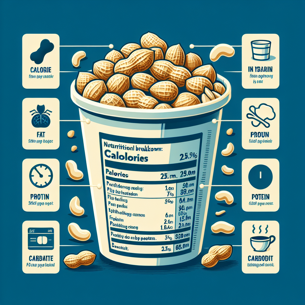 Сколько калорий в чашке арахиса? Понимание питания - ETprotein