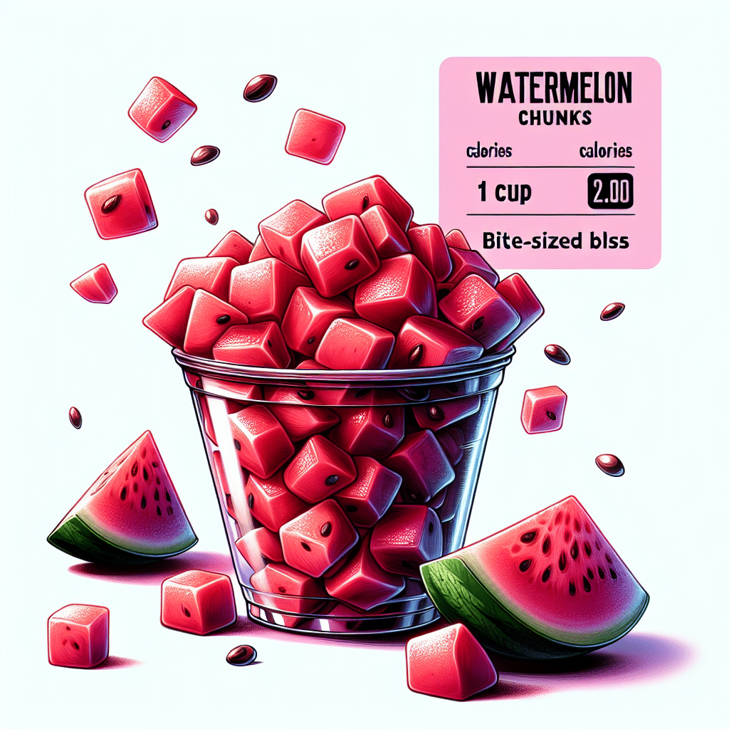 Watermelon Chunks 1 Cup Calories: Bite-Sized Bliss