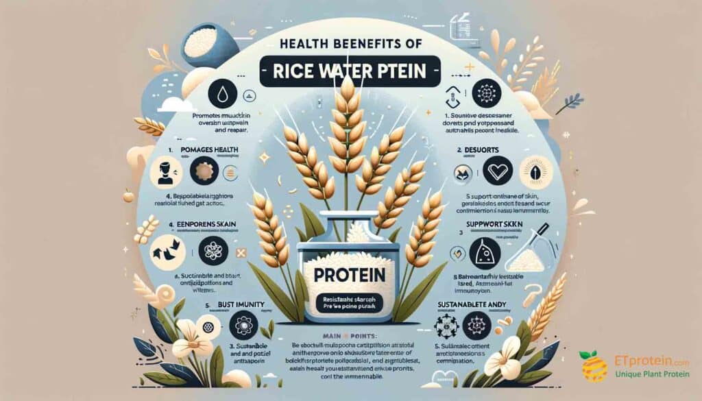 Is Rice Water Protein Beneficial? A Complete Overview.Discover the health benefits of rice water protein, a sustainable, plant-based nutrition source ideal for muscle growth and digestion.