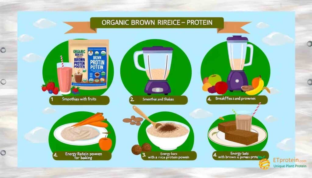 Organic Brown Rice Protein: A Comprehensive Guide.Discover the benefits of organic brown rice protein for muscle growth, weight management, and heart health with ETprotein's high-quality, sustainable powder.