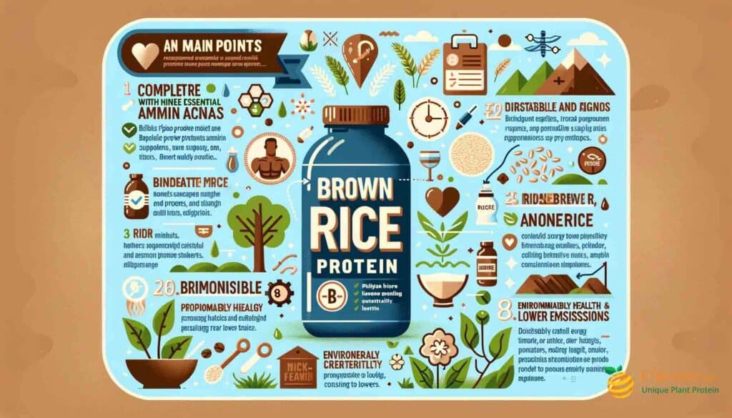 Brown Rice Protein Supplement: Your Essential Guide.Explore the benefits of brown rice protein supplements for muscle growth, health, and sustainability. Ideal for vegans and allergy-sensitive individuals.