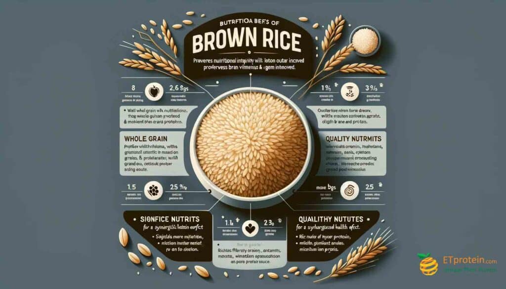 The Nutritional Powerhouse: Understanding Protein in Brown Rice.Explore the benefits of brown rice protein with ETprotein's organic, high-quality supplements. Ideal for health enthusiasts seeking plant-based nutrition.