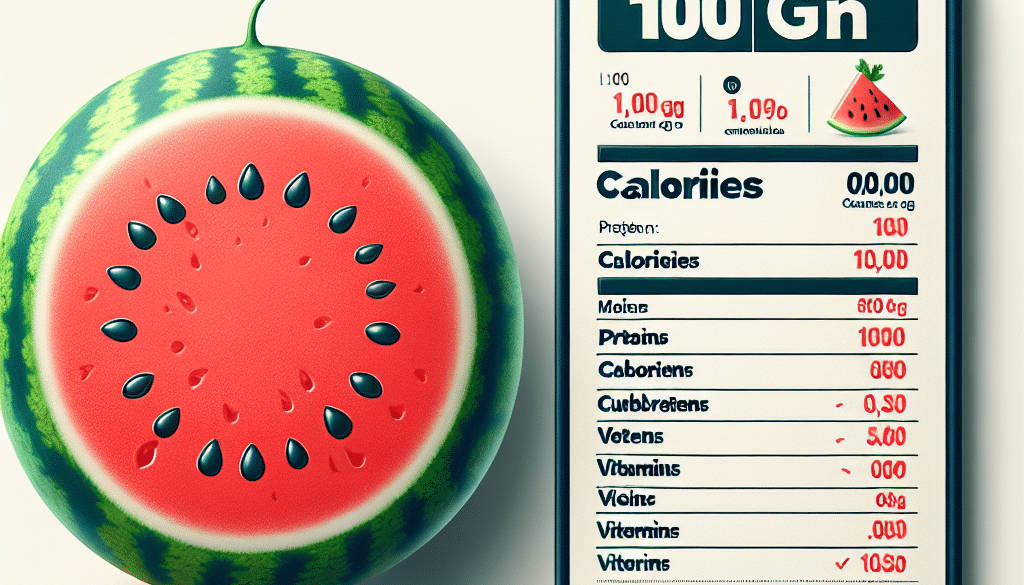 100g of Watermelon: Nutritional Facts Revealed"