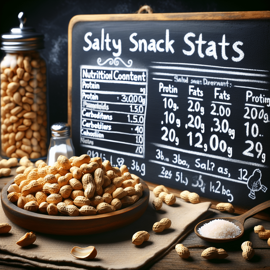 Roasted Salted Peanuts Calories 100g: Salty Snack Stats