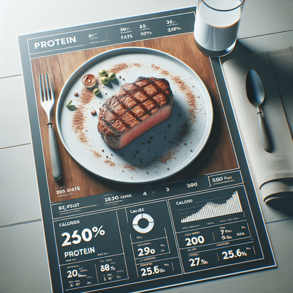 5 унций протеинового стейка: краткая информация о пищевой ценности —  ETprotein