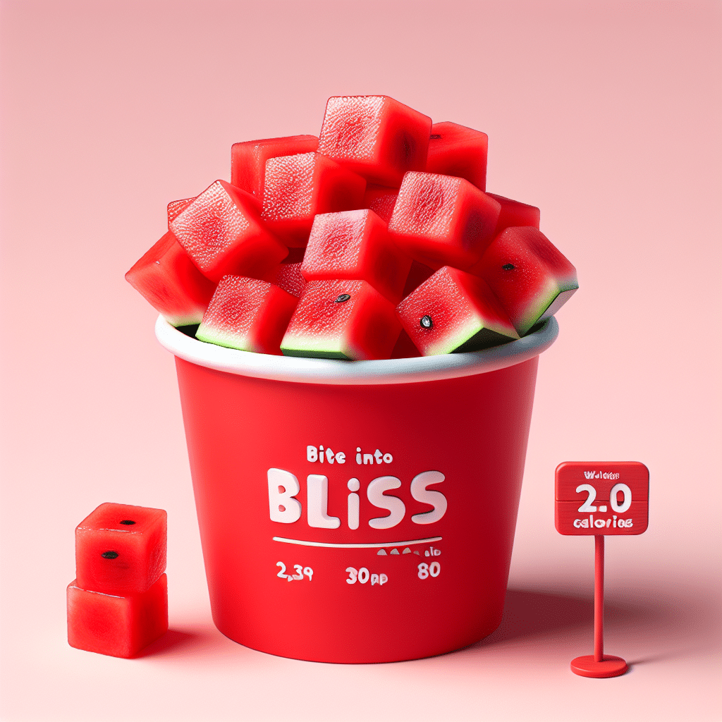 Cup of Watermelon Chunks Calories: Bite into Bliss