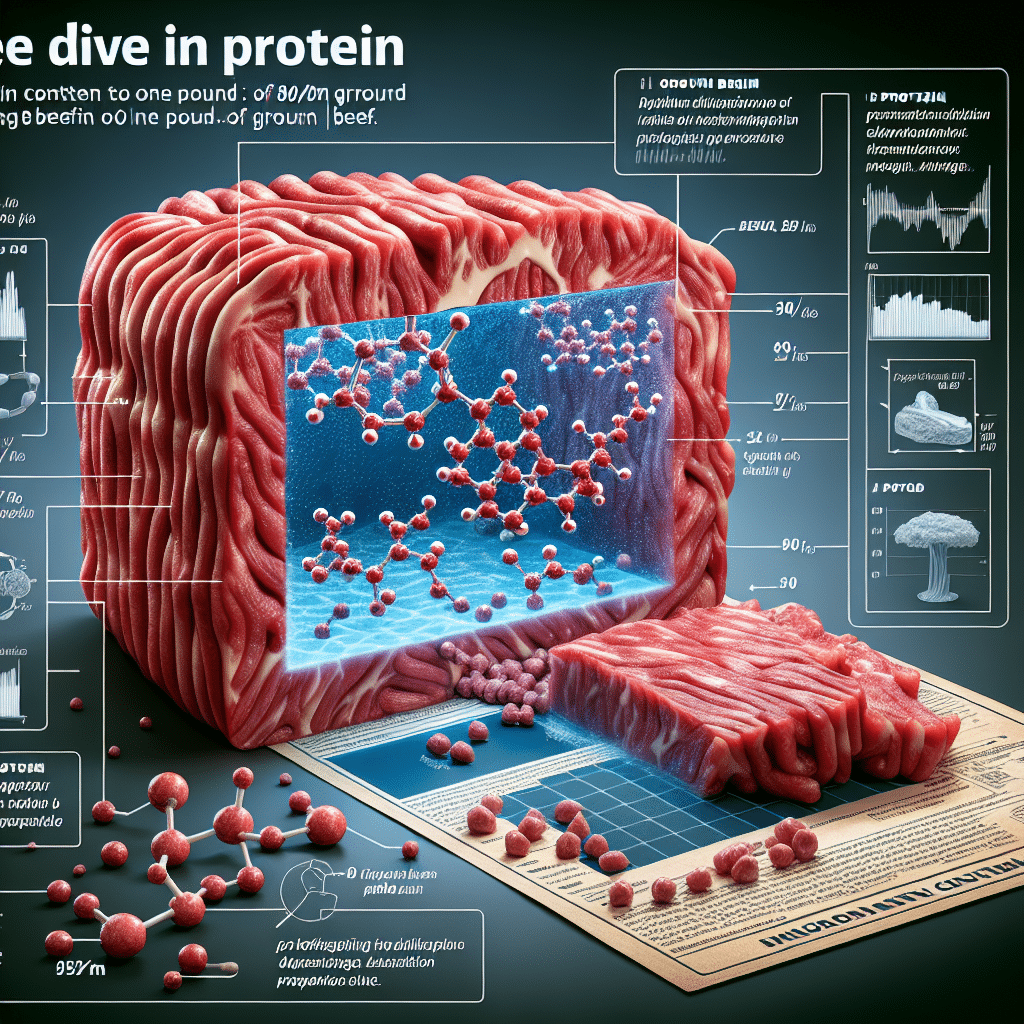 Protein in 1 lb Ground Beef 80/20: A Deep Dive