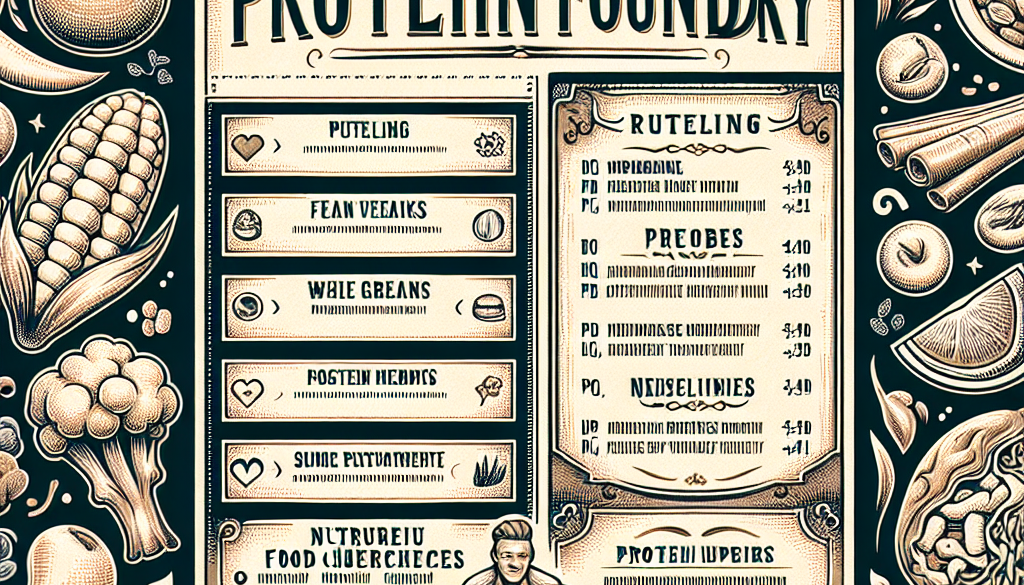 Protein Foundry Menu: Exploring Nutritious Dining Options