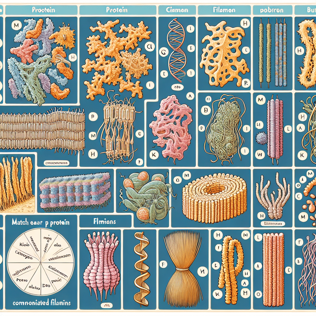 Match Each Protein with the Appropriate Filament: Quiz Guide