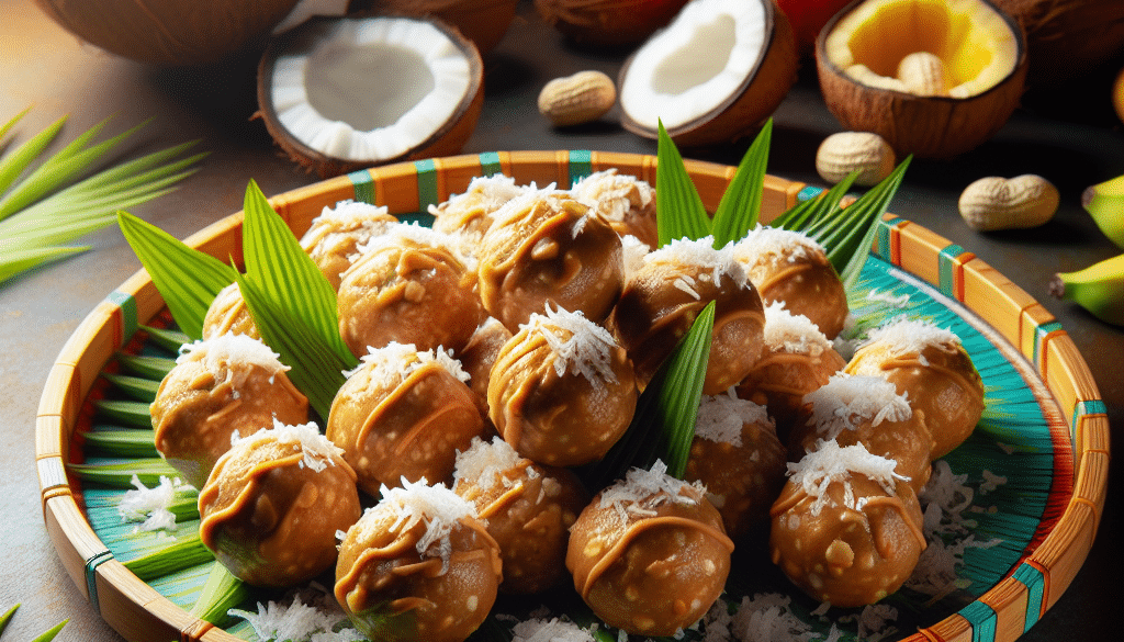 Peanut Butter and Coconut Protein Balls: Tropical Muscle Treats